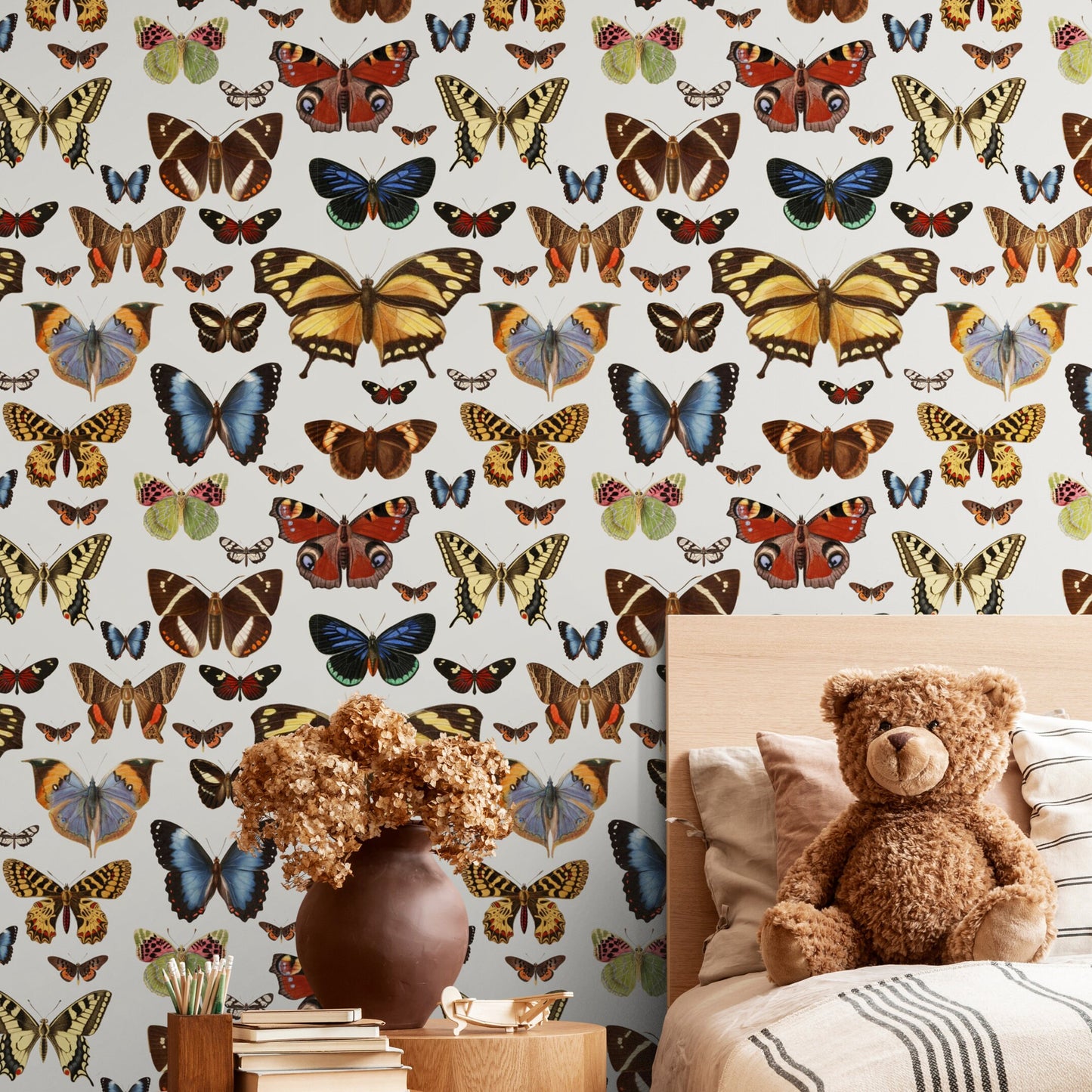 Removable Wallpaper with Butterfly