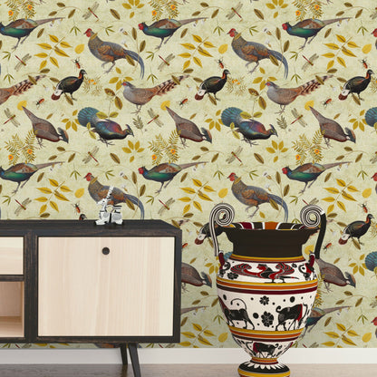 Retro Birds Wallpaper