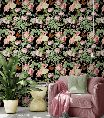 Black Peony Wallpaper