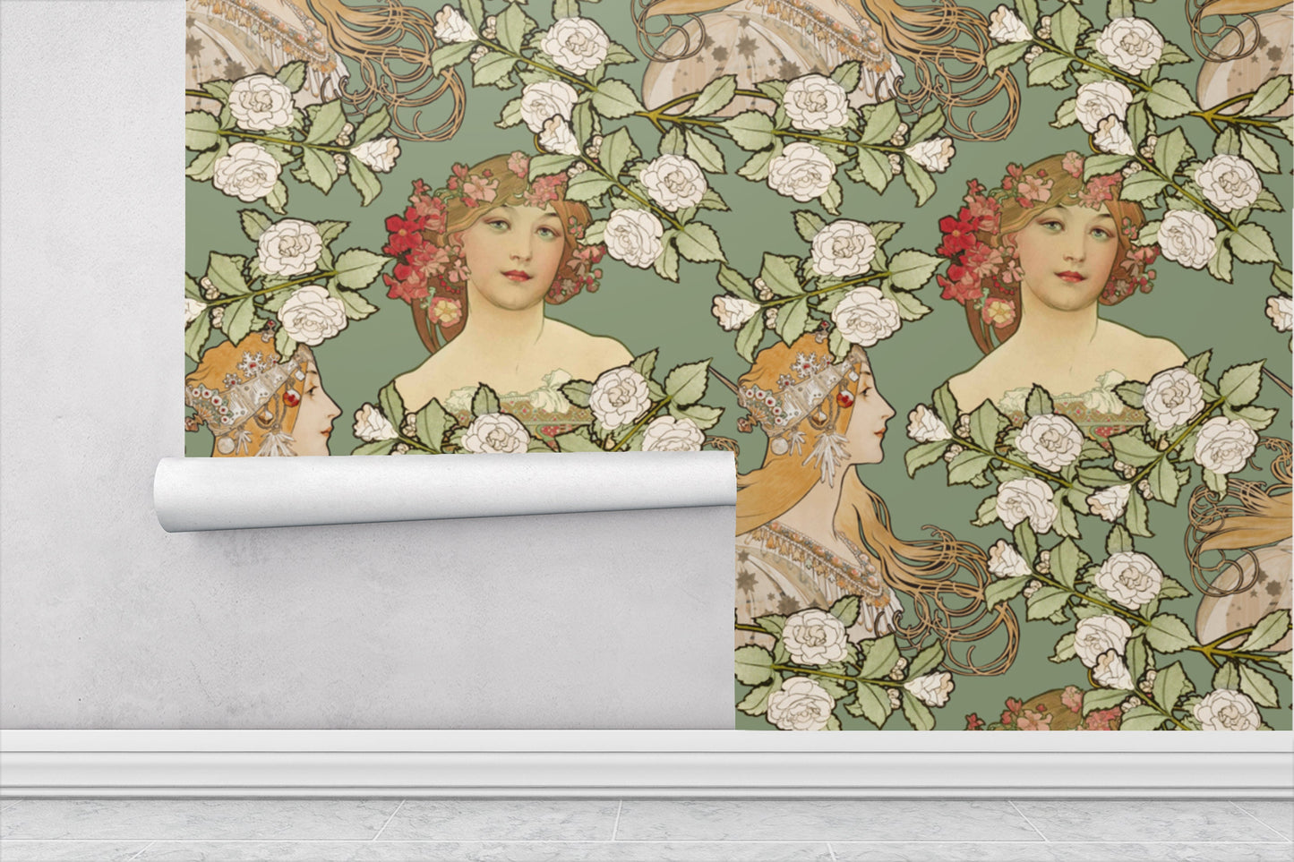 Art Deco Women Wallpaper