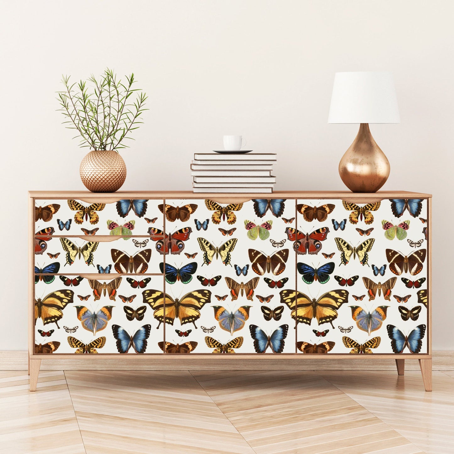 Removable Wallpaper with Butterfly