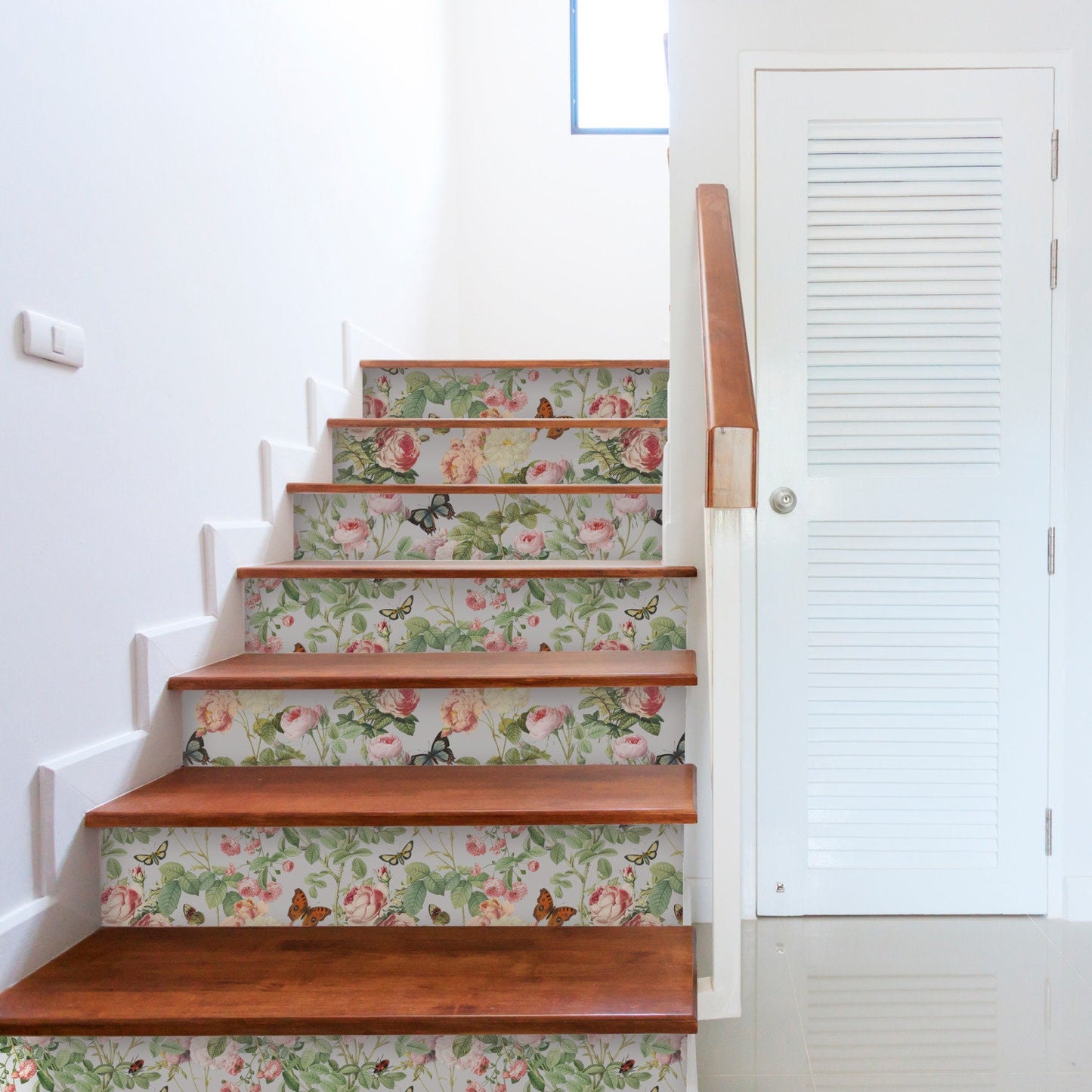 Peonies and Butterflies, Floral Wallpaper Peel and Stick