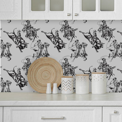 Rodeo Wallpaper, Cowboy Wall Decor