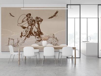 Southwestern Wall Mural Peel and Stick