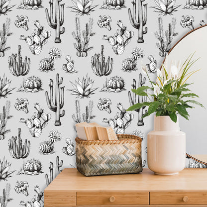 Cactus Wallpaper Peel & Stick