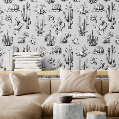 Cactus Wallpaper Peel & Stick