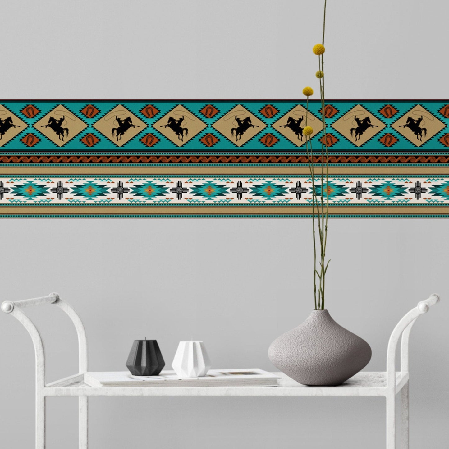 Southwestern Boho Wallpaper Border