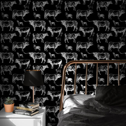 Farm Wallpaper with Cows