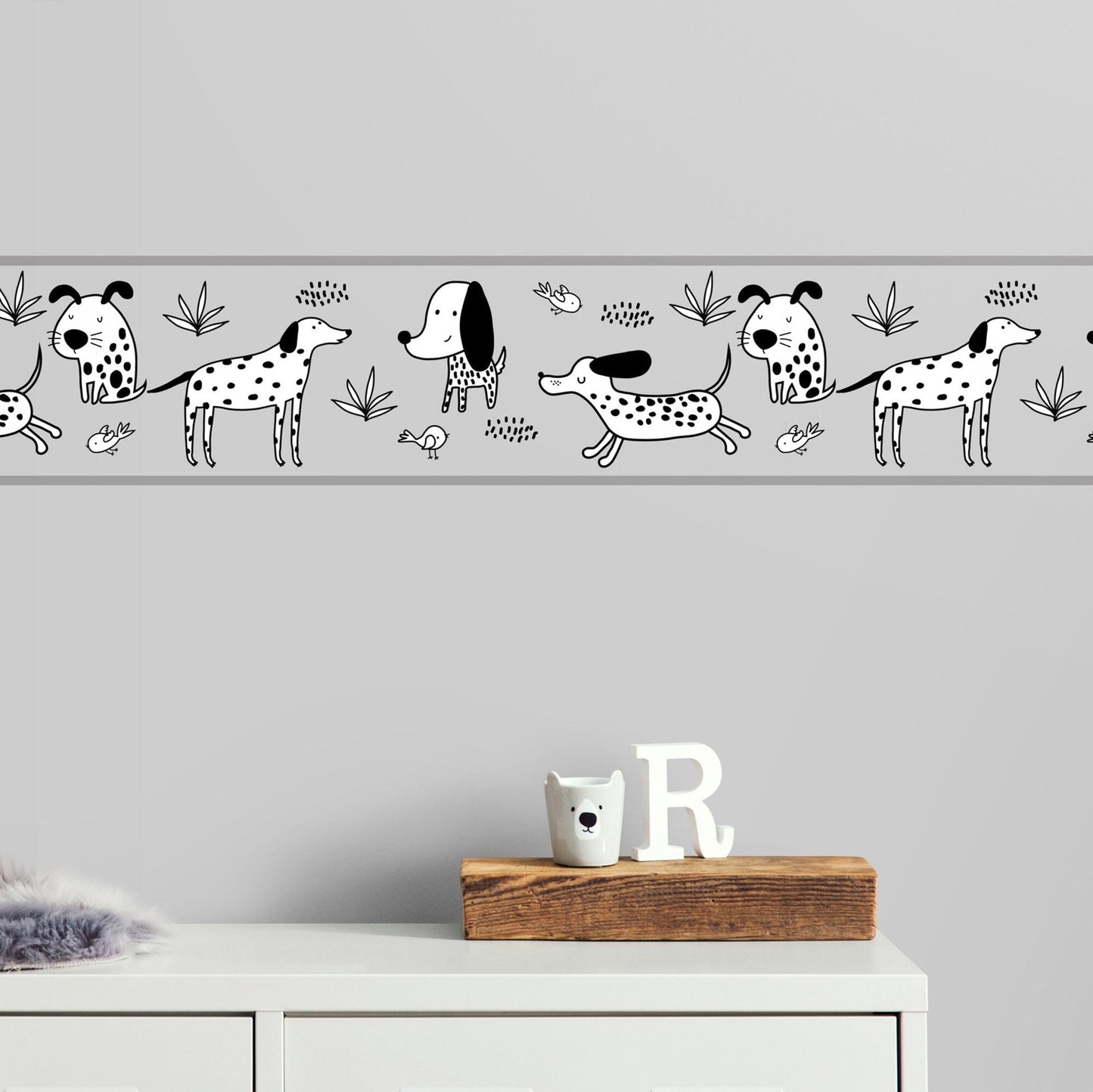 Funny Dogs Wallpaper Border