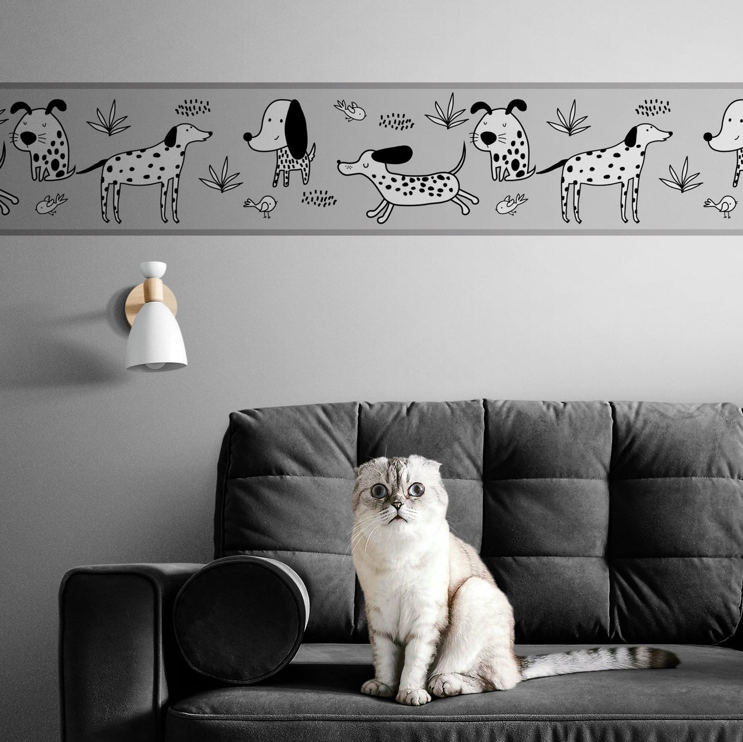 Funny Dogs Wallpaper Border