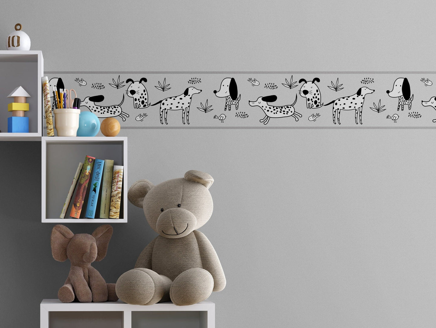 Funny Dogs Wallpaper Border