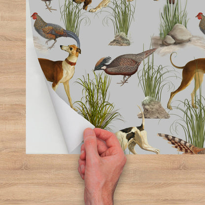 Retro Wallpaper, Hunting Wall Decor