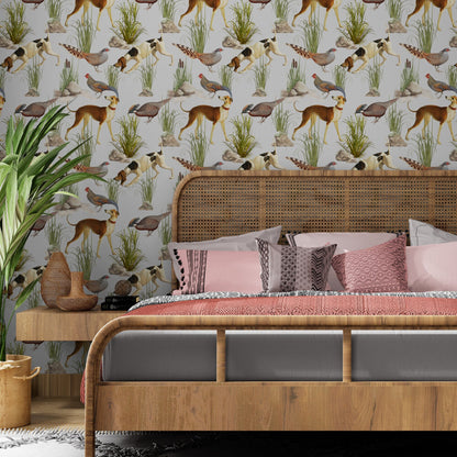 Retro Wallpaper, Hunting Wall Decor