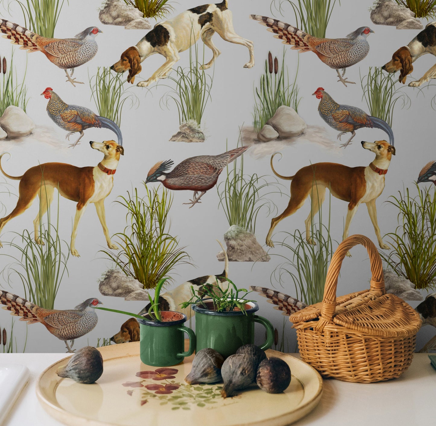 Retro Wallpaper, Hunting Wall Decor