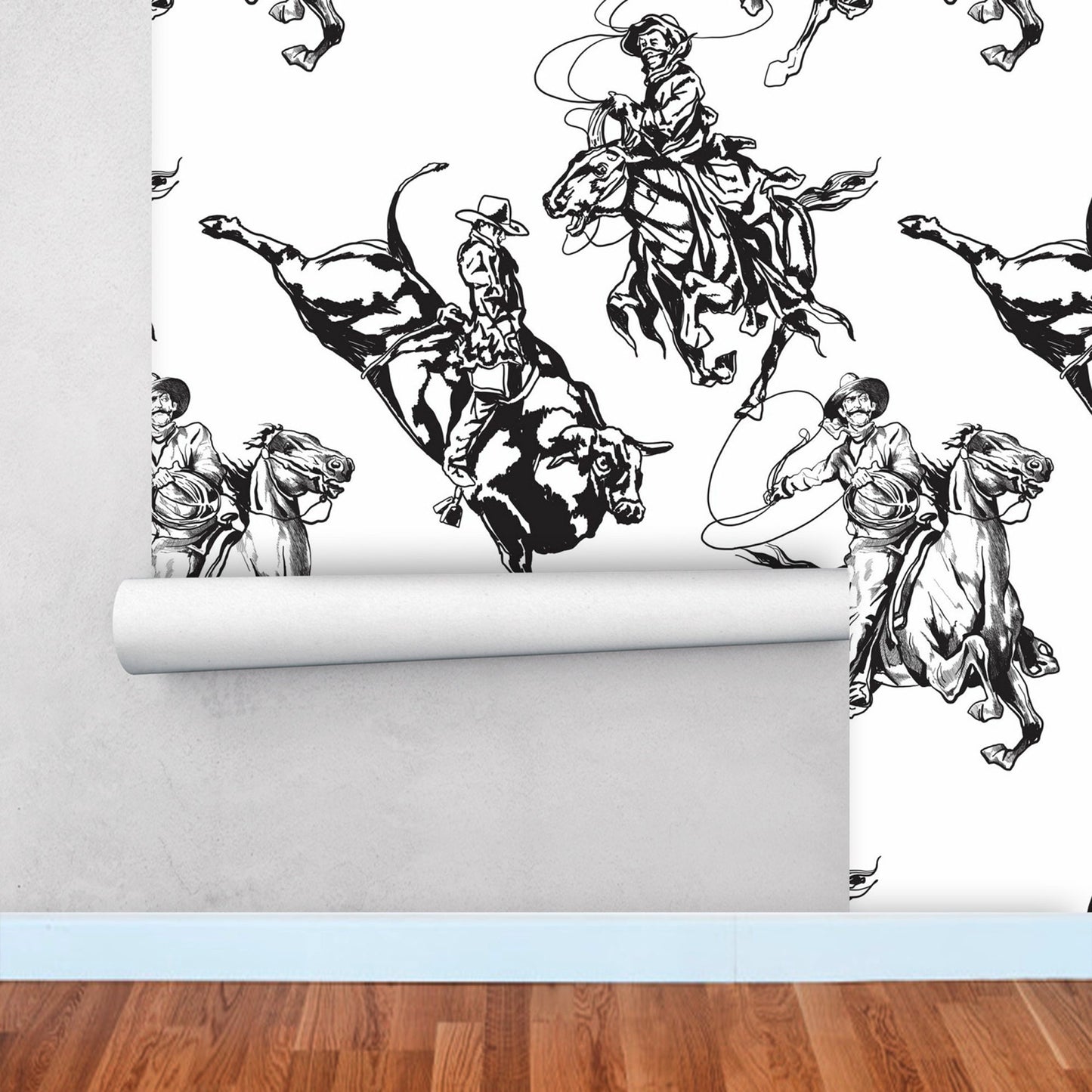 Rodeo Wallpaper, Cowboy Wall Decor